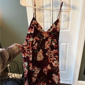 Floral Spaghetti Strap Dress